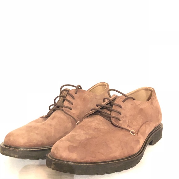 mens casual brown suede shoes
